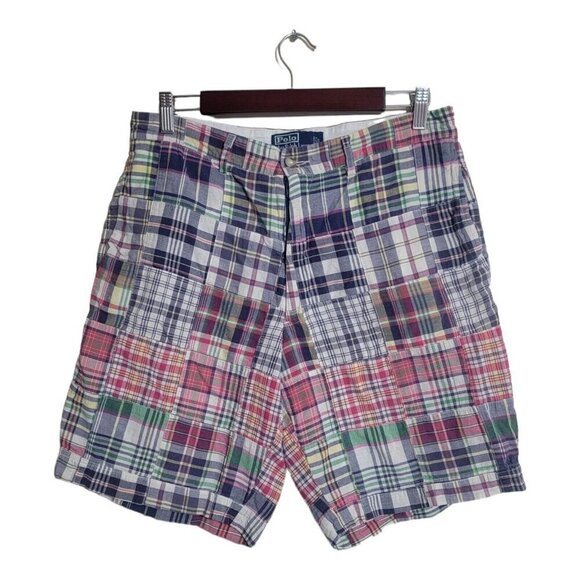 COPY - Vtg Polo Ralph Lauren Shorts Mens Size 33 Multicolor Patchwork Vacation …